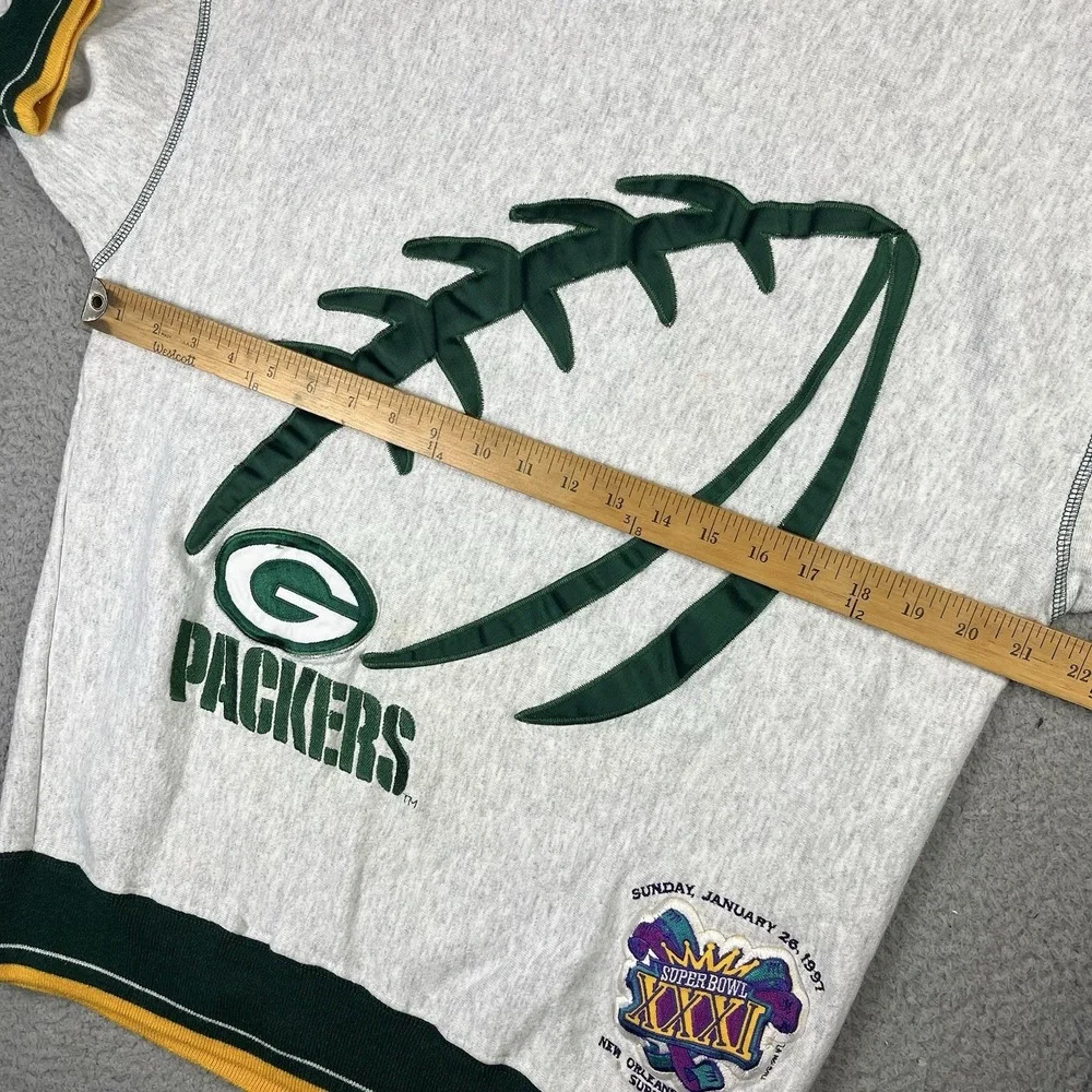 Vintage Green Bay Packers Legends Athletic Sweatshirt Superbowl Mens L USA Made